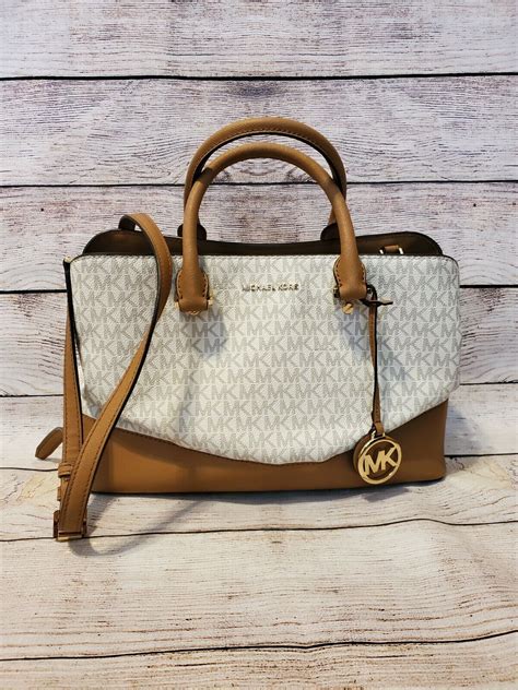 michael kors signature savannah large satchel|Savannah Large Signature Logo Satchel .